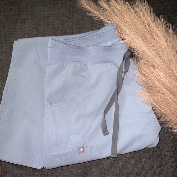 Figs Pants & Jumpsuits Figs Dusty Blue Kade Medium Poshmark